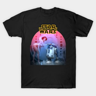 Princess Leia with R2D2 T-Shirt